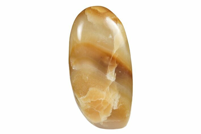 Free-Standing, Polished Brown Calcite #199049